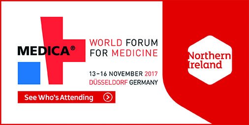 #Medica 2017 is open!! 15 companies from the Northern Ireland are sharing their knowledge, capability and new products at <a href="/MEDICATradeFair/">MEDICA</a>. Visit Hall 16 / F10-1 to learn more &gt;&gt; bit.ly/2yiwcHc
