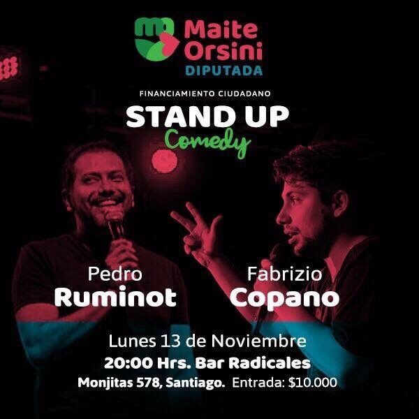 CaiceoConcejal's tweet photo. ¡Hoy! No te pierdas a @fabriziocopano y @pedroruminot a las 20hrs en @Radicales_cl. Aportemos entre todos(as) ✊️. @MaiteOrsini Diputada. https://t.co/uLy71HRG1o
