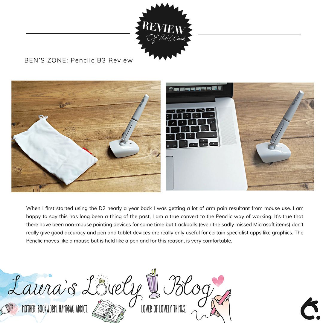 Our review of the week comes from Laura’s Lovely Blog from Ben. Read in full at
wp.me/p5yxoJ-2r9