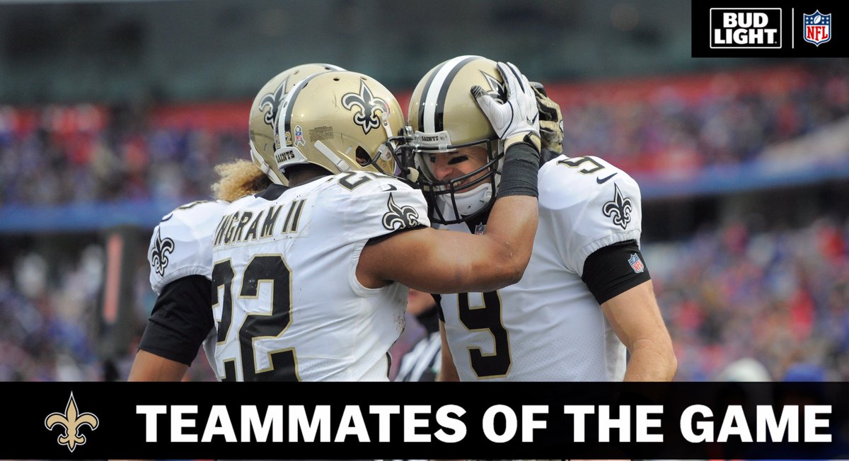 Saints's tweet image. Brothers 

#FamousAmongFriends @budlight #GoSaints