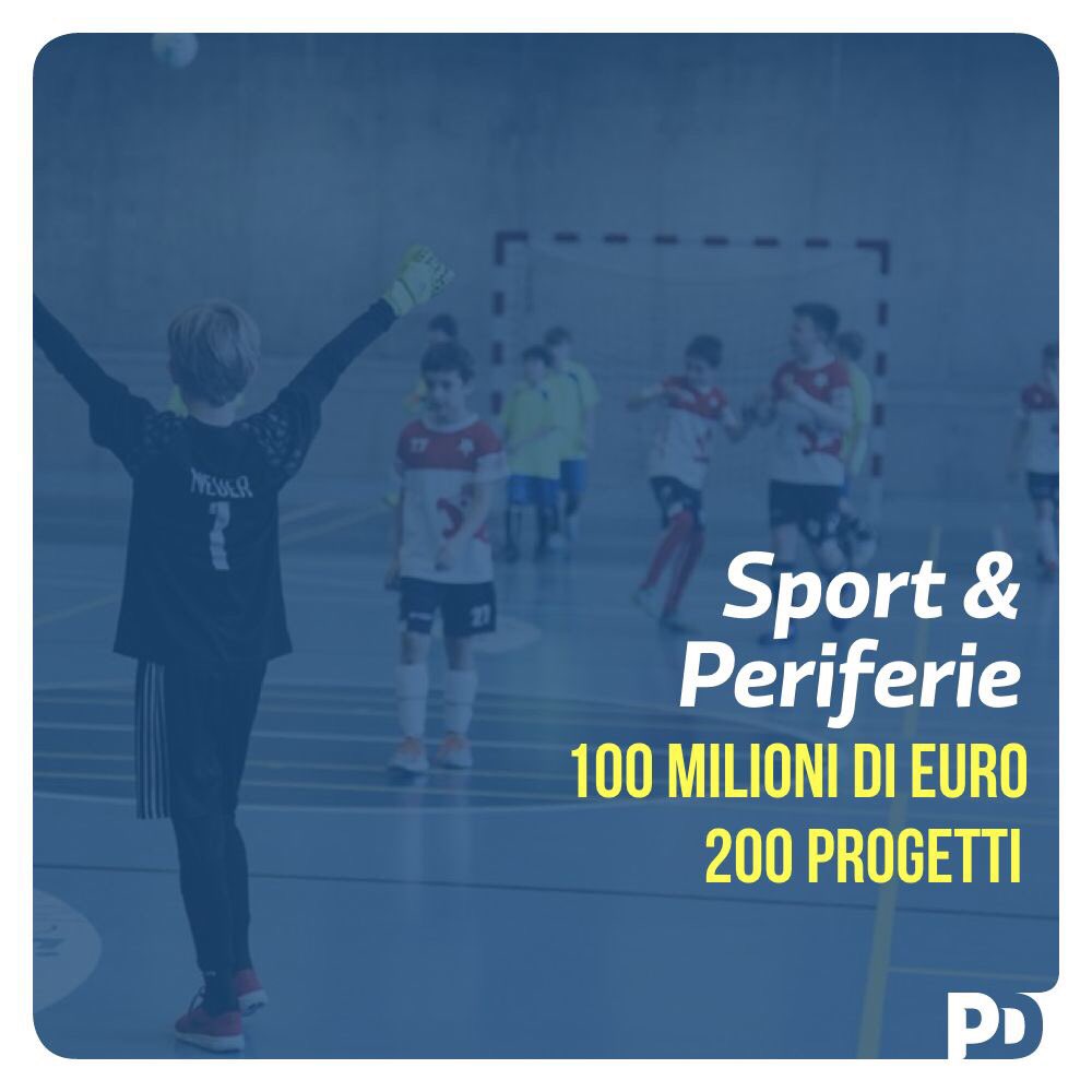 Nel giorno di #ItaliaSvezia noi vogliamo dare più opportunità ai campioni di domani. Soprattutto a quelli che hanno meno chance.
<a href="/LottiLuca/">Luca Lotti</a>