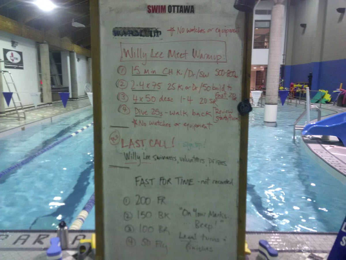 SwOttMasters's tweet photo. #WillyLee warmup practice this week. No equip needed. "Swimmer's start your engines!". Time for some fast swimming. https://t.co/PH59GzcWzO