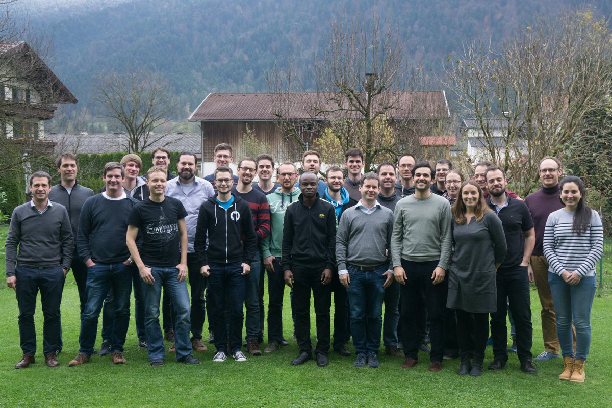 We finally managed to get the whole team on one photo at our autumn retreat in Ebbs.