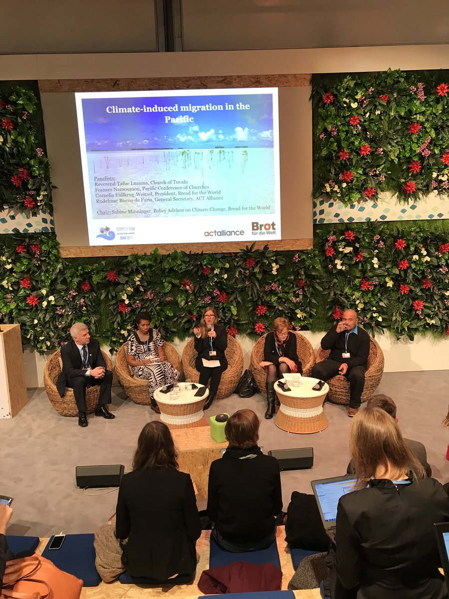 simonchambers (@simonchambers) on Twitter photo If you save Tuvalu, you save the world says Sabine Minninger of <a href="/BROT_furdiewelt/">Brot für die Welt</a>. If Tuvalu is lost to sea level rise, many other islands and nations will follow. #cop23 #act4climate If you save Tuvalu, you save the world says Sabine Minninger of <a href="/BROT_furdiewelt/">Brot für die Welt</a>. If Tuvalu is lost to sea level rise, many other islands and nations will follow. #cop23 #act4climate