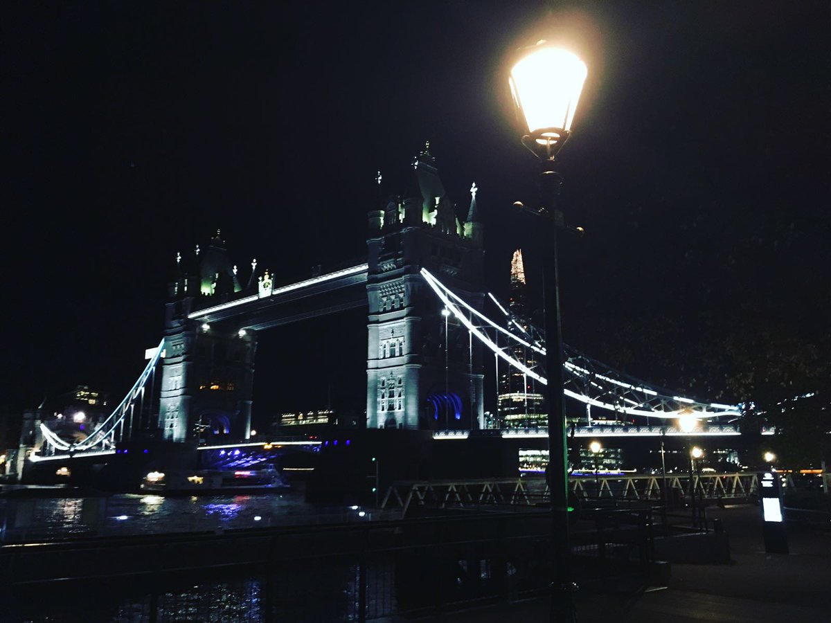 Last night's view on arrival for today's shoot #London