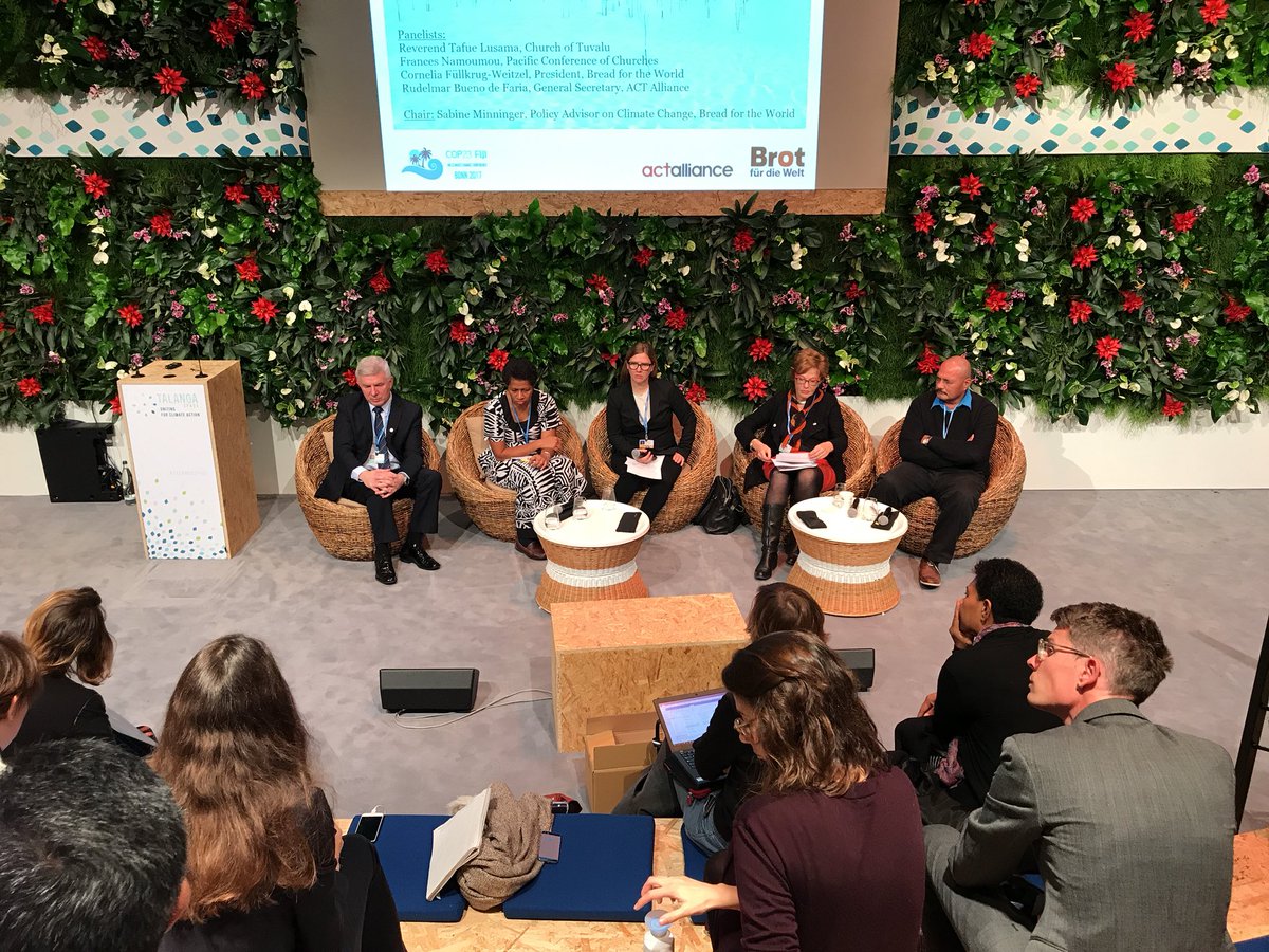 simonchambers (@simonchambers) on Twitter photo “ACT Alliance will continue to provide humanitarian response and advocacy to ensure no one is left behind,” says <a href="/Rudelmar/">Rudelmar Bueno de Faria</a> at #COP23. “ACT Alliance will continue to provide humanitarian response and advocacy to ensure no one is left behind,” says <a href="/Rudelmar/">Rudelmar Bueno de Faria</a> at #COP23.