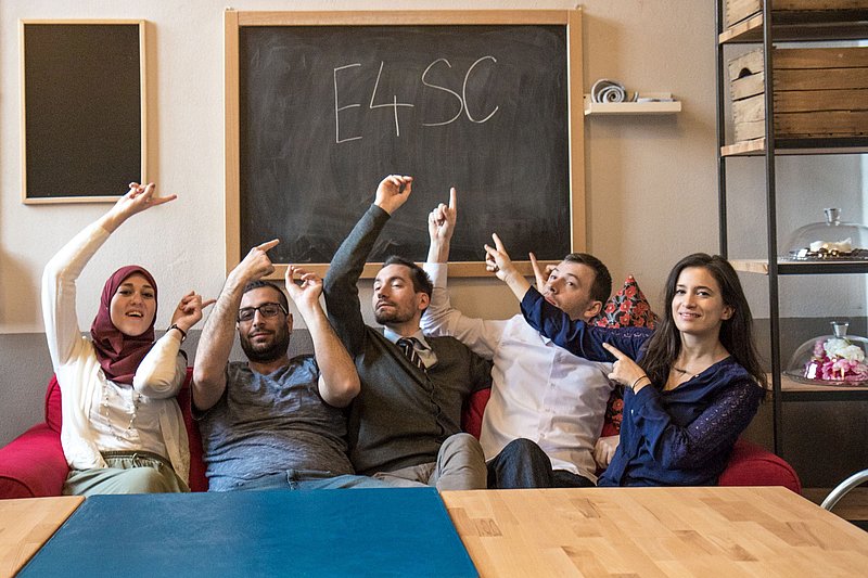 UNIDO's tweet photo. We help young social #entrepreneurs become drivers of change in communities of the Euro-Mediterranean region; together towards achieving the #SDGs! Click to find out more about #E4SC: https://t.co/X7RDJQdEUj #Agenda2030 #Youth https://t.co/jaLDeQjT9S