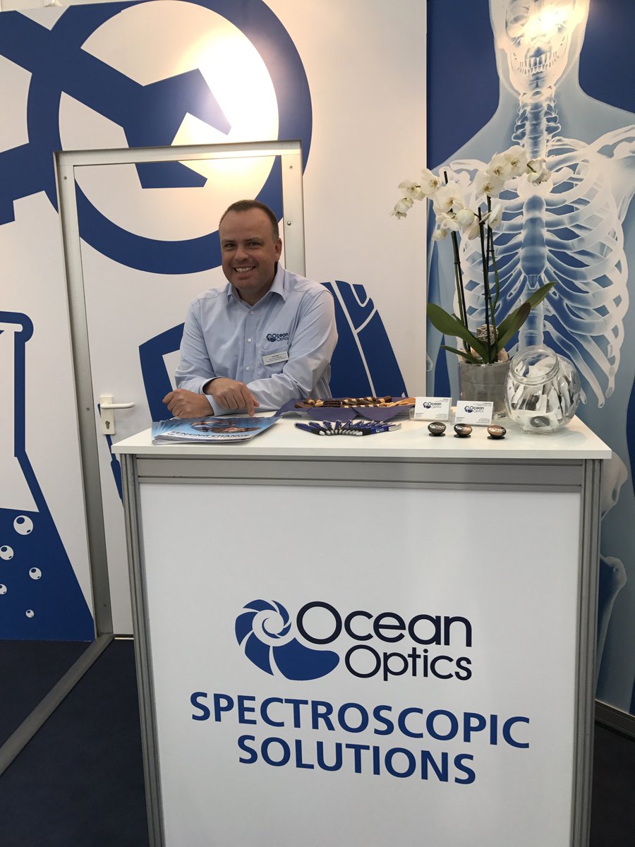 Ocean_Health's tweet photo. We're @COMPAMED in Dusseldorf. We have exiting demos on #Raman #fluorescence and #absorbance 
You're welcome at booth 8A/K32 to learn all about #spectroscopy https://t.co/mrHanwnVBY