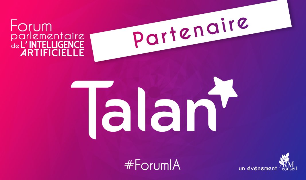 RMconseil's tweet photo. Talan est partenaire du @ForumIA2017 le 14 novembre à la @Maison_Chimie. Programme &amp; intervenants : https://t.co/xUfu4XRwxr #ForumIA https://t.co/BYzVIqUNOv