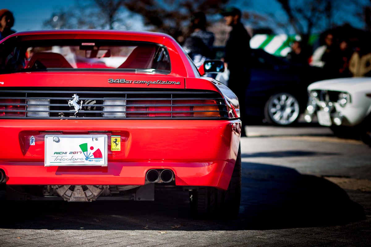 taka458hiro's tweet image. #あいちトリコローレ
#ferrari #ferrari348 #512TR
サイドフィン同士近くに止まっていてV12とV8を思う存分見比べられた。
まあ348はサイドフィン写ってないですけどね。リアのルーバー？もいいよね　まあフェラーリ大好きだから全部好きなんですけど