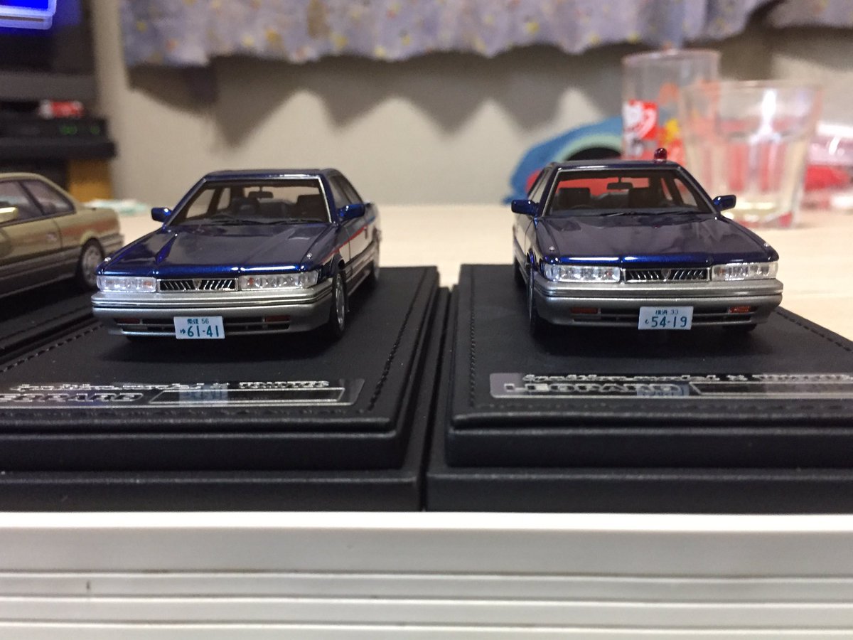 ignition model あぶない刑事 日産レパード XS-Ⅱ 紺（レパード