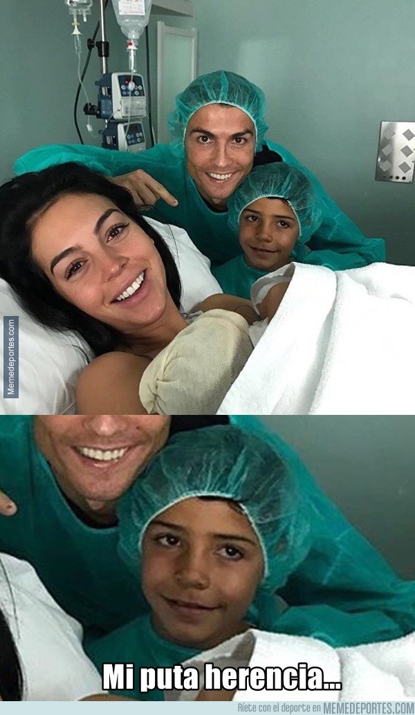 memedeportes's tweet photo. A este ritmo, Cristiano JR va a heredar las bisagras de las puertas https://t.co/MlYkdCU45V https://t.co/2ySsGan8ik
