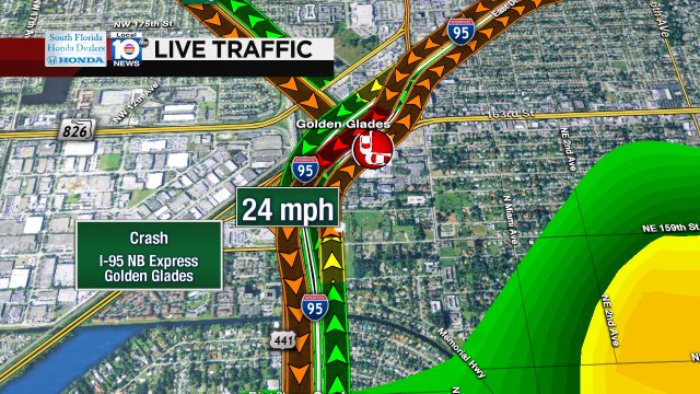 Crash on I-95 NB Express approaching Golden Glades #traffic https://t.co/iuRVCNpfqS