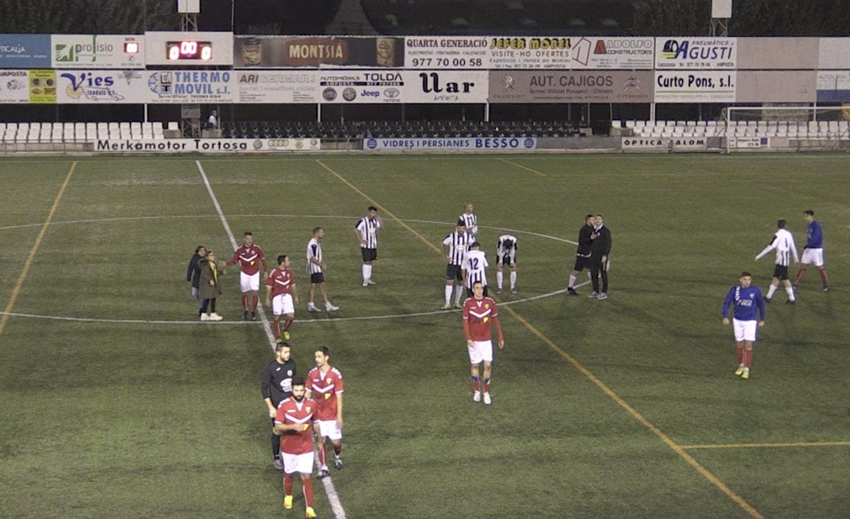 ▶️ #2cat6 Emoció sense gols al derbi del Montsià entre <a href="/CFAMPOSTA/">CLUB  FUTBOL AMPOSTA</a> i <a href="/CFUlldecona/">C.F. Ulldecona</a> (0-0) canal21ebre.com/noticia.php?id…