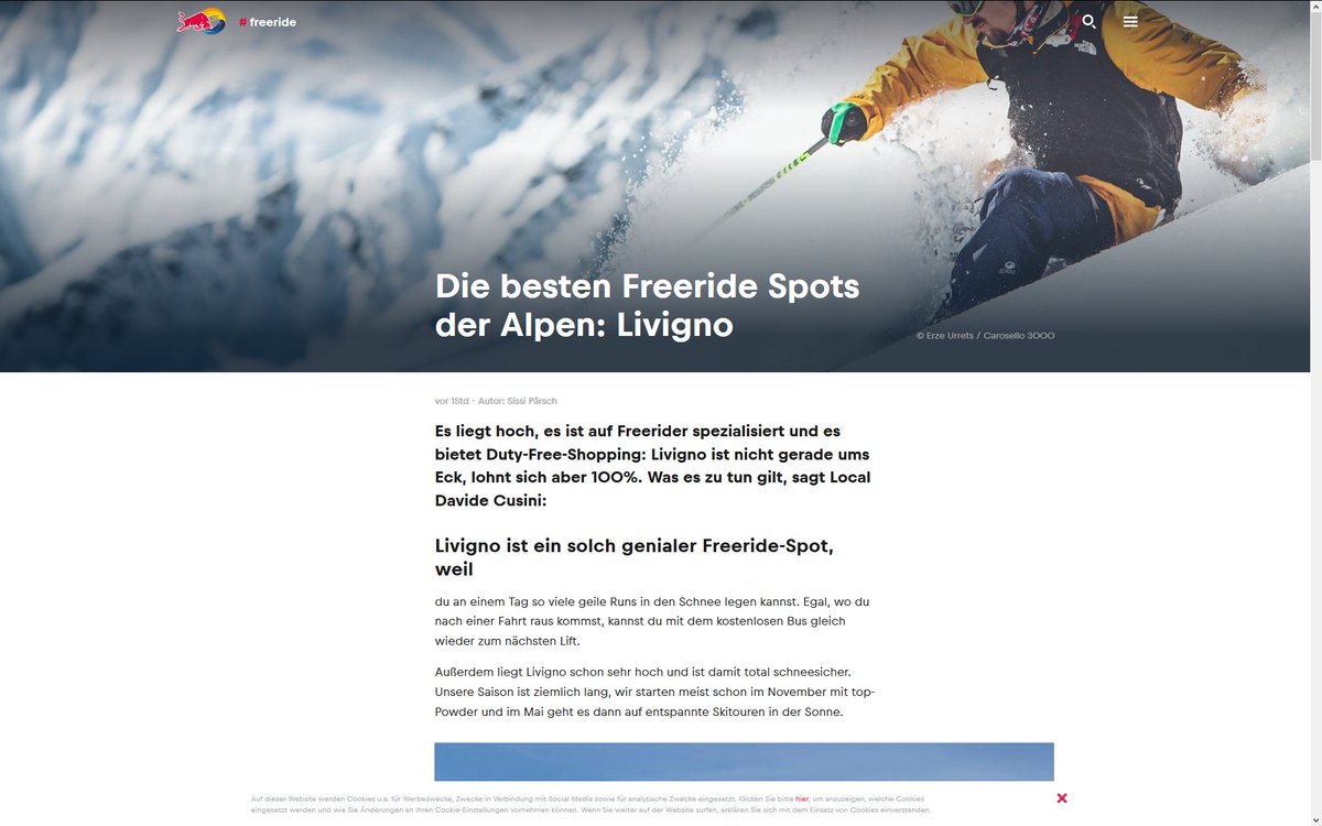 #Freeride spot check at Carosello3000 <a href="/Livigno/">Livigno</a> now on <a href="/redbull/">Red Bull</a> website. Read (in german) at redbull.com/de-de/besten-f…