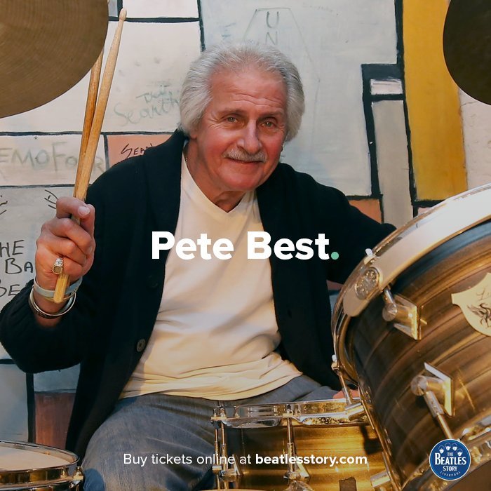 Pete Best was born on this day in 1941. Happy birthday Pete!!  