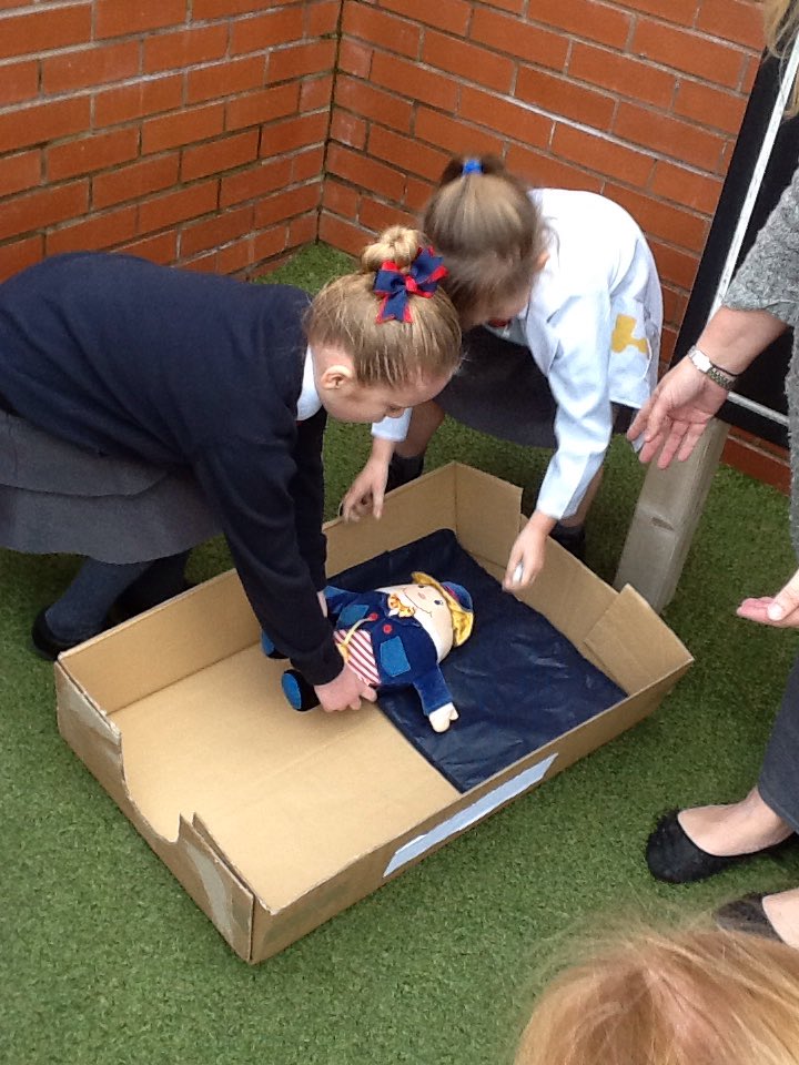 MissMoore87's tweet photo. We received a very urgent phone call this morning ... Poor Humpty Dumpty had a great fall in our playground!  😢💉. @PleasantStPrim https://t.co/rH2aY4cXnU