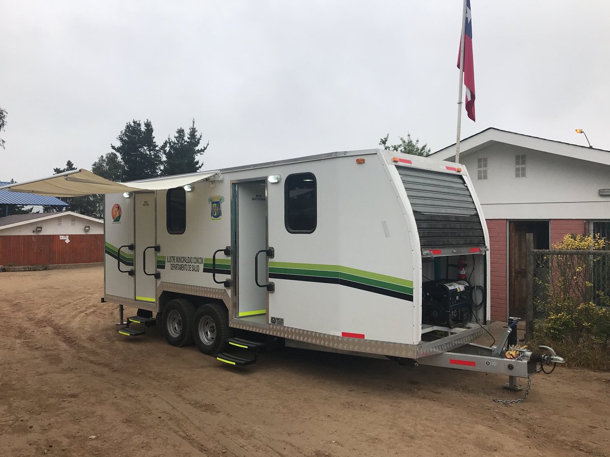 DesamConcon's tweet image. Móvil Dental Matrona, ya ubicado en Delegación Municipal Colmo.