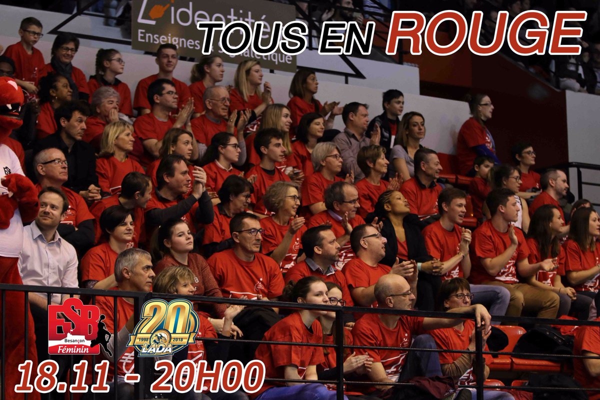ESBF_Handball's tweet image. Samedi, c'est en rouge qu'il faudra franchir l'entrée du Palais des Sports @GhaniYalouz ! L'Europe vous attend ! #ESBFEuropeanTour #EHFCup #TousEnRouge
