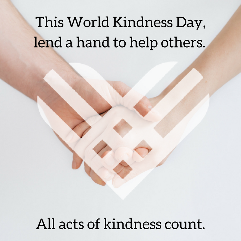 There's no need to wait until November 28th to give.  Celebrate the spirit of #GivingTuesday by giving back and helping someone today, #WorldKindnessDay.