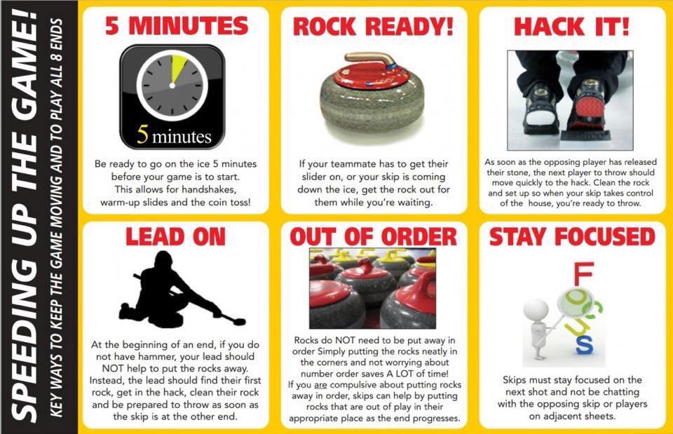 “Key Ways to Keep the Game Moving and Play All 8 Ends”. A great reminder from our friends at the Horne Granite Curling Club in New Liskeard! #curling