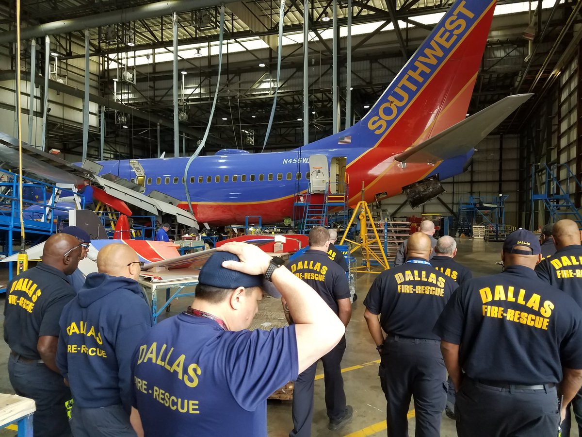 At <a href="/DallasLoveField/">Dallas Love Field Airport</a> doing a little training with <a href="/SouthwestAir/">Southwest Airlines</a>