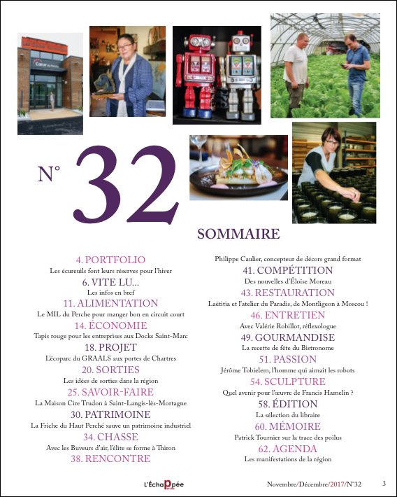 Echappee2L's tweet photo. Le sommaire de ce numéro... https://t.co/YghWihhJEg