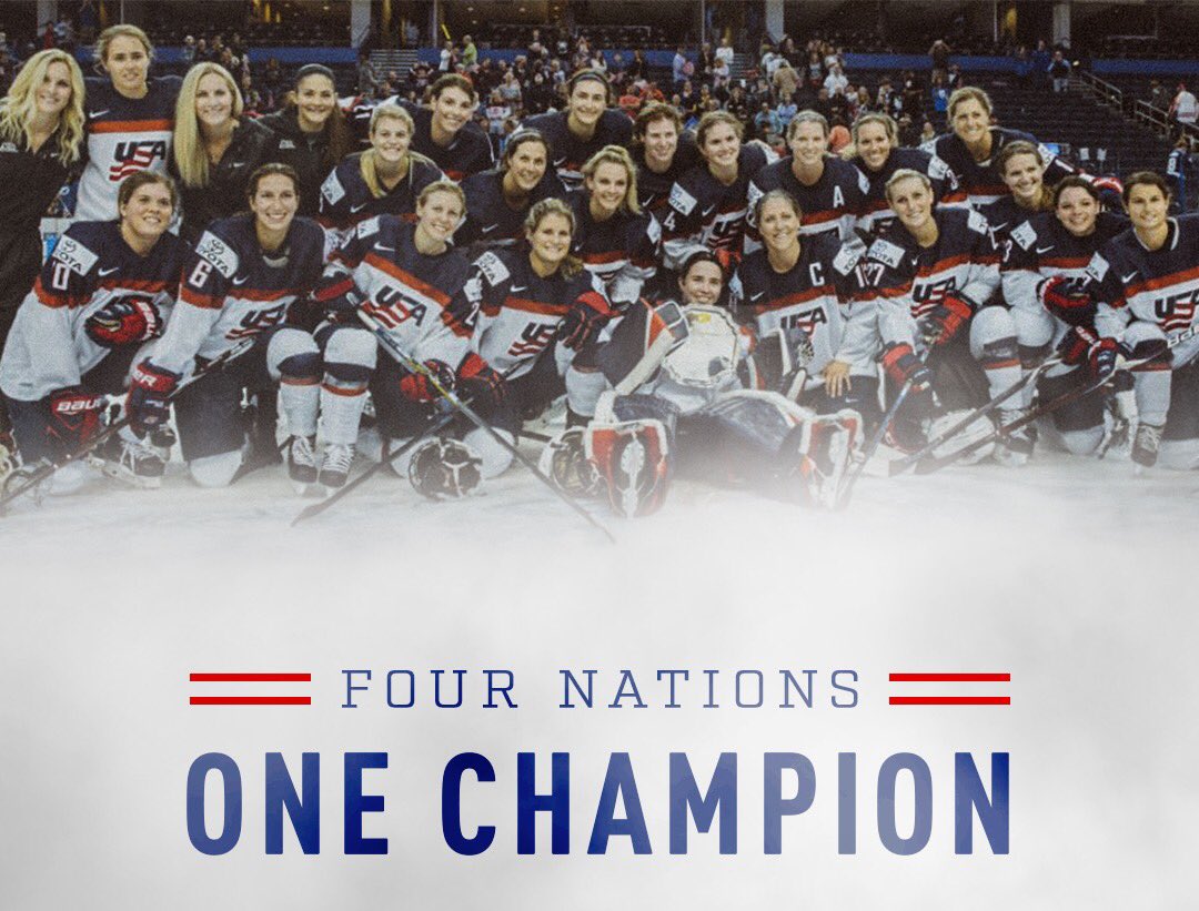 Four nations, one champion. Congrats to 🇺🇸 for winning the #4NationsCup! #WomensMovementNeverStops