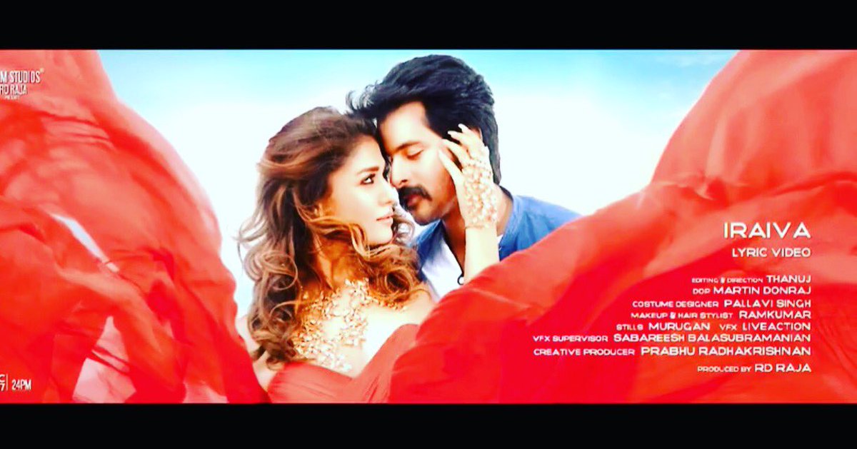 official_nayan's tweet photo. Now it’s all down to next month #Velaikaran @Siva_Kartikeyan #Ladysuperstar #Nayanthara @anirudhofficial https://t.co/aWipwN1Ytb