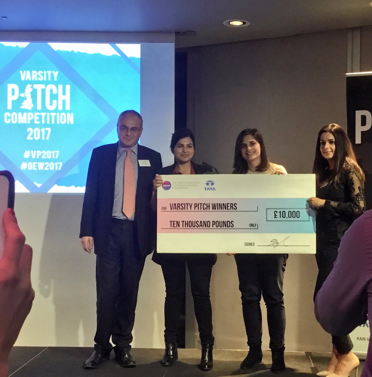 NACUE's tweet photo. What a wonderful start to #GEW2017 @GEWUK as the winners of #VP2017 are announced- @MotusInnov https://t.co/qNFLGSTEVS