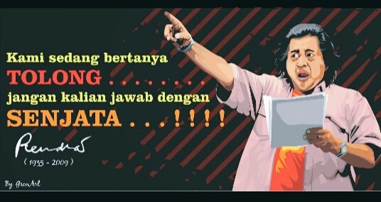 WS_Rendra_'s tweet image. Kami sedang bertanya
Tolong...
Jangan kalian jawab dengan
SENJATA...!!!