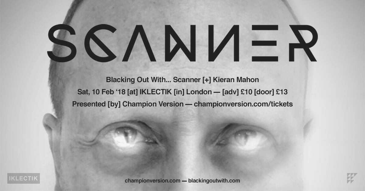 iklectikartlab's tweet photo. Thrilled to announce : Blacking Out With...@robinrimbaud &amp; @KieranMahon1 | Tickets on sale https://t.co/eZD9hYcu4J