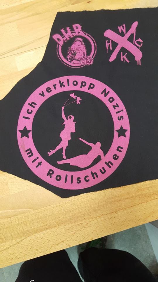 Roller Derby Kiel's New Merch <3 #RollerDerby #DerbyLove #Kiel #NewMerch #NoCollarSiebdruck