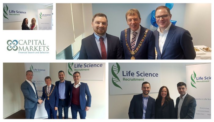 CMSearch's tweet photo. We had a great day on Friday supporting our sister company Life Science Recruitment's new office launch in Mahon Point, Cork. Big thank you for the The Lord Mayor of Cork for attending! @ScienceJobs @Tfitzgeraldcork https://t.co/HFePTw4bQr
