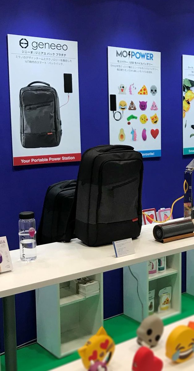 GeneeoSocial's tweet photo. Our Genious Pack during the Japan IT Week Trade Show in Tokyo on the booth of our distributor BlueGreenGroup Inc.
#JapanItWeek #Geneeo https://t.co/tWyJQrZvA3