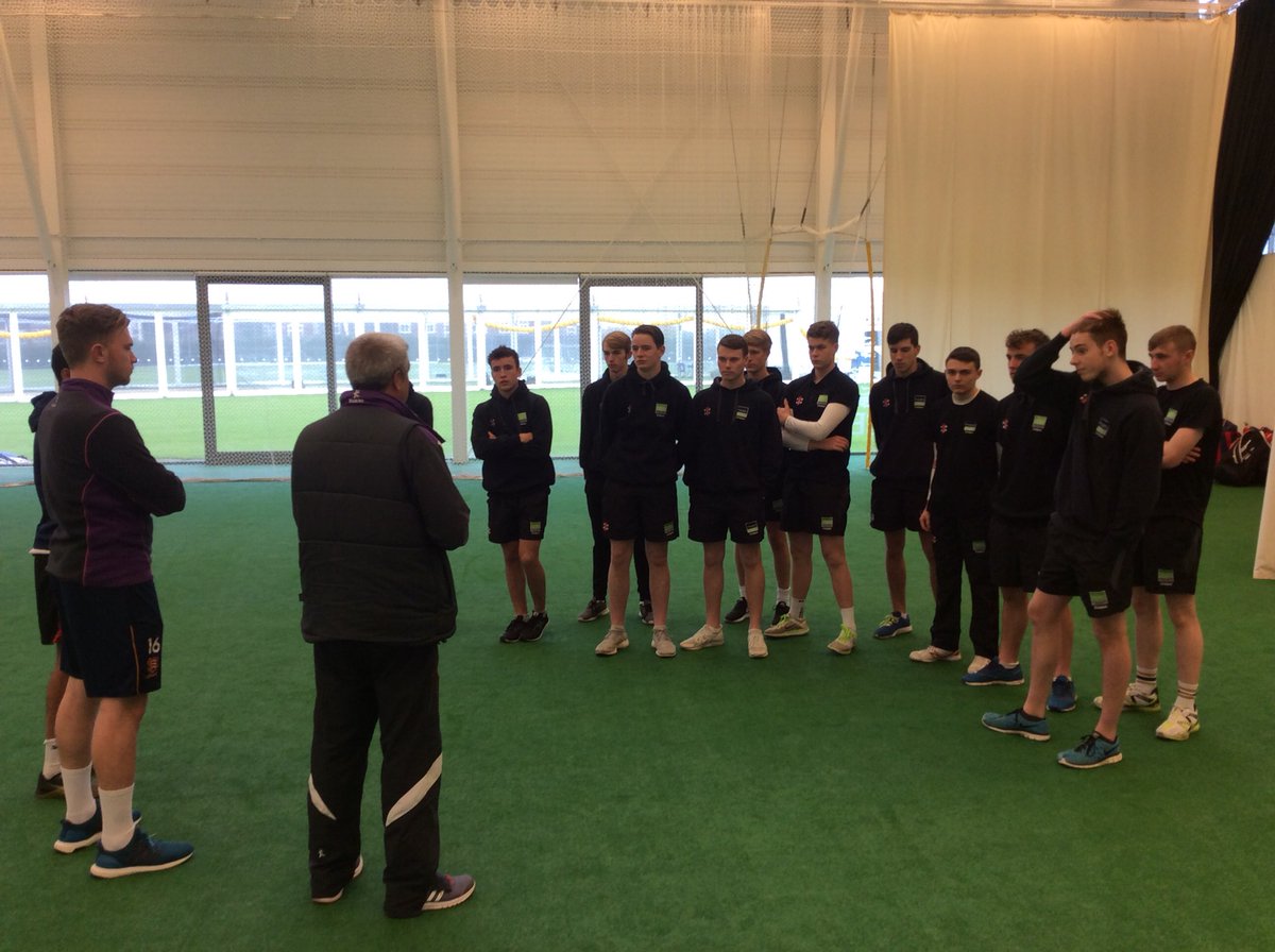HNCCricket's tweet photo. Cricket Academy at @LboroSport for the afternoon at ECB HQ @hncsport https://t.co/r77IUrYZdR