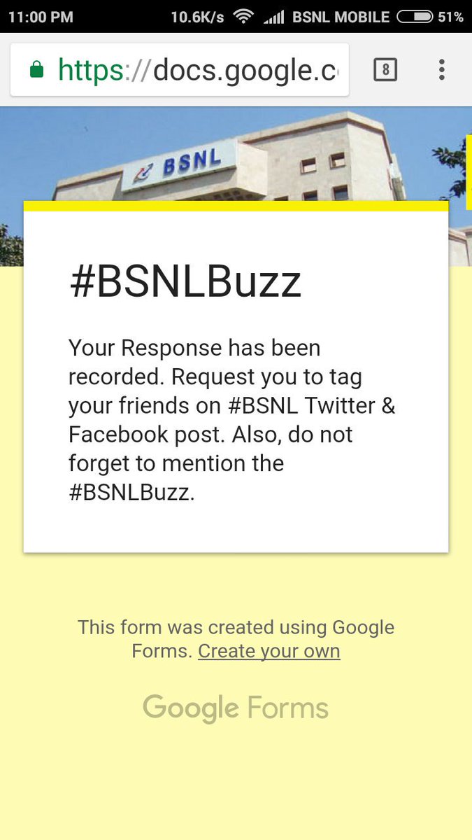 InderKumarSethi's tweet image. Done team #BSNLIndia
#BSNLBuzz #ContestAleart
#BSNL