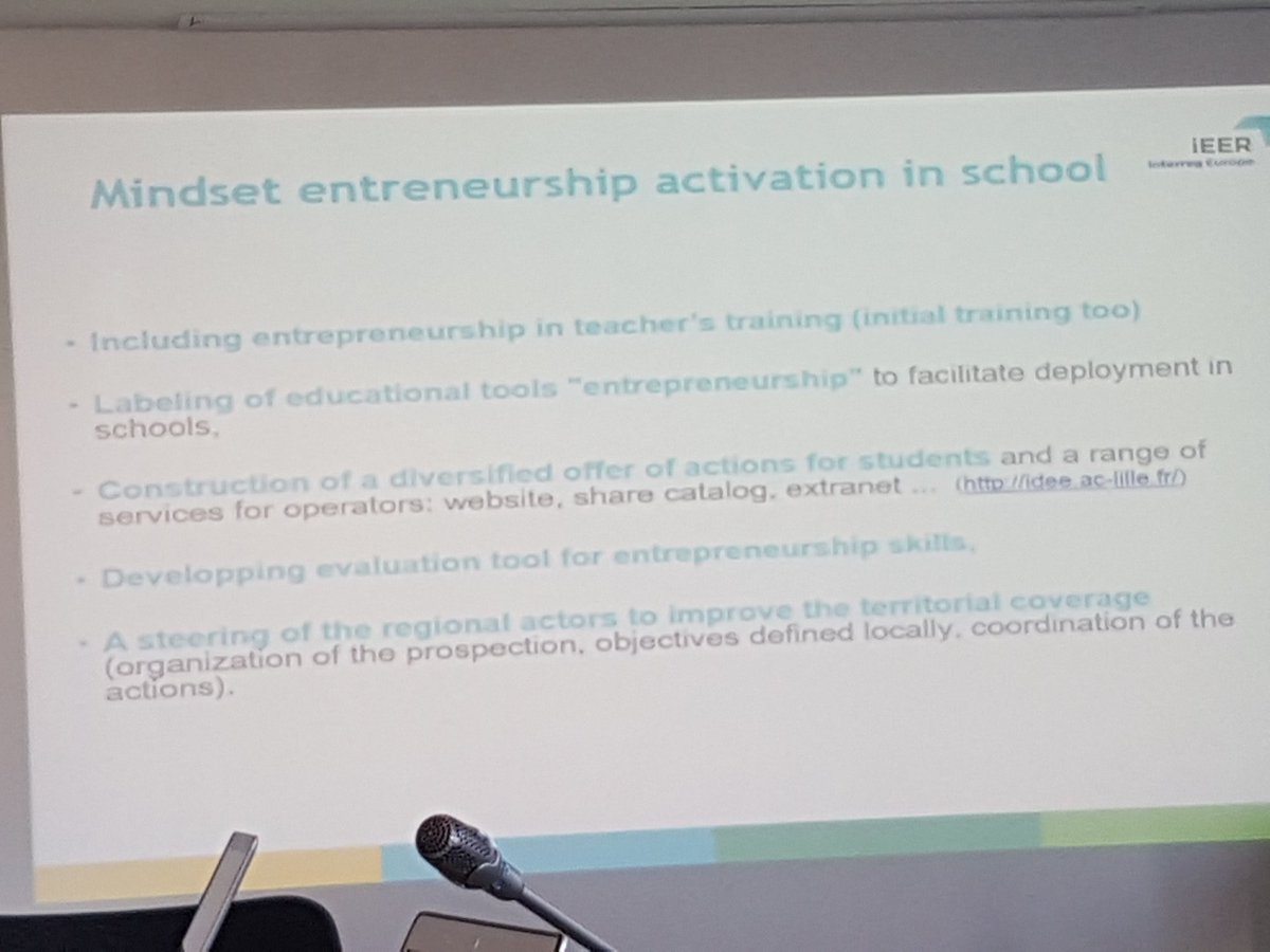 NILGA_EER's tweet photo. #Entrepreneurship is embedded in regional strategy, teacher training programmes and university strategic objectives in @hautsdefrance #ieer https://t.co/hSHQJEgnEe