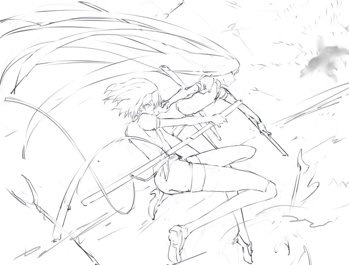 ダイヤモンド X ボルツ  -下書き
#宝石の国 #ダイヤモンド #ボルツ 