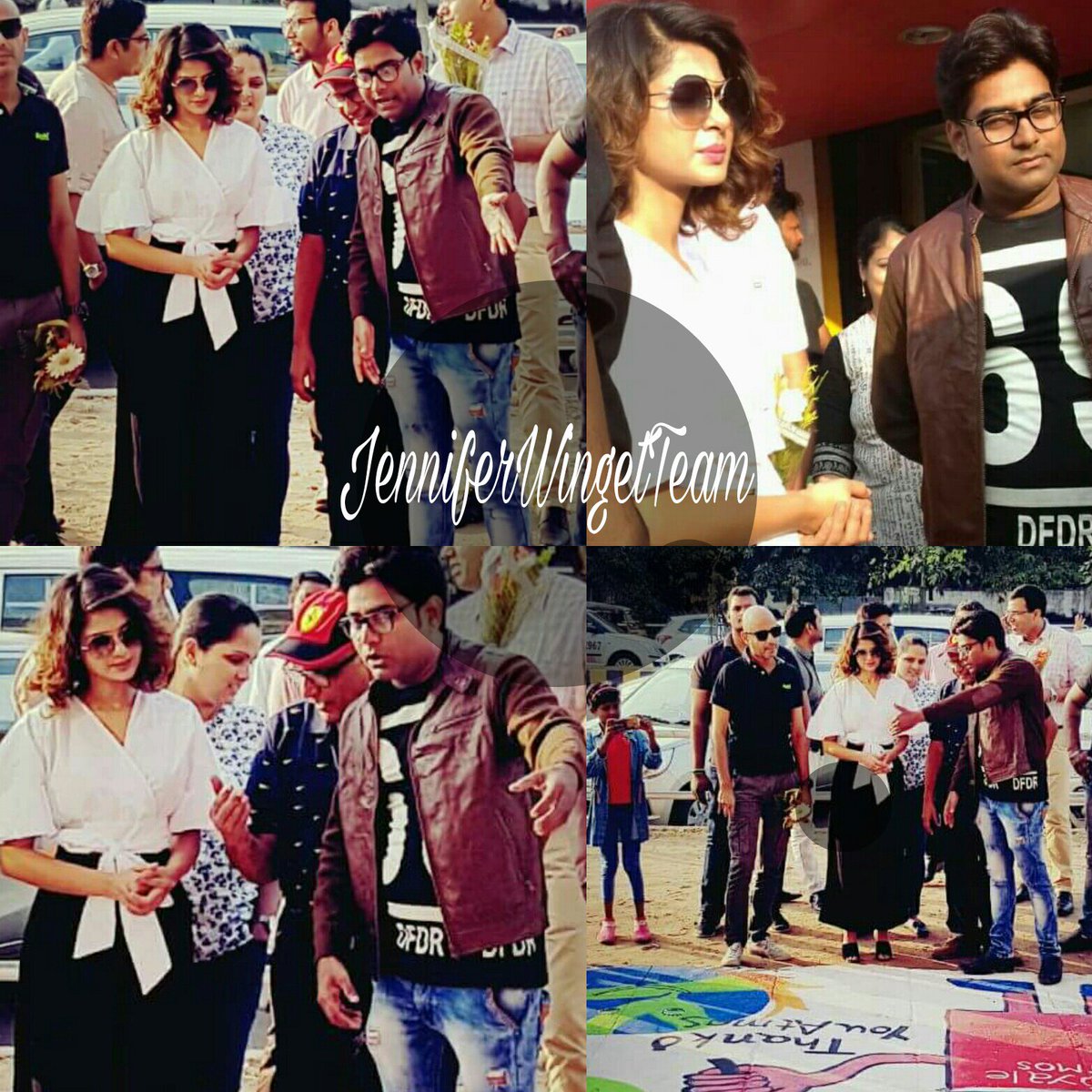 JenWingetTeam's tweet photo. Jennifer Winget attends an event endorsing #RoyaleAtmos Paint. @asianpaints @jenwinget https://t.co/2K8MsmOXfo