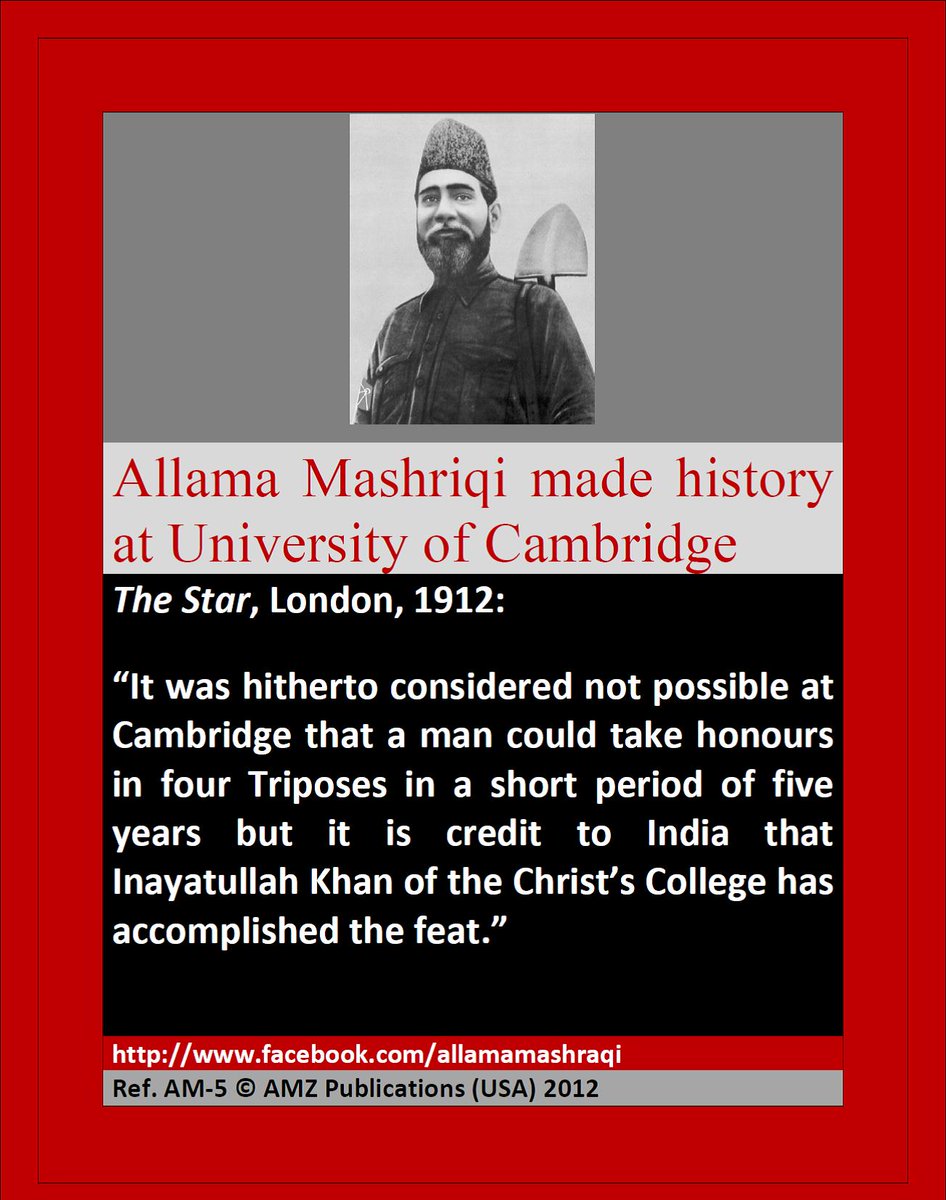 AllamaMashraqi's tweet photo. Inayatullah Khan (famously known as Allama Mashriqi) made history at University of Cambridge (U.K).
#CambridgeUniversity #CambridgeUniversityNews #CambridgeNewsUK #CambridgeUniversityHistory #ChristsLibrary #Christscollege #southasia_lse #CSASCambridge #BASAS_SAS #SOAS_SAI https://t.co/ZoJhx5ua7e