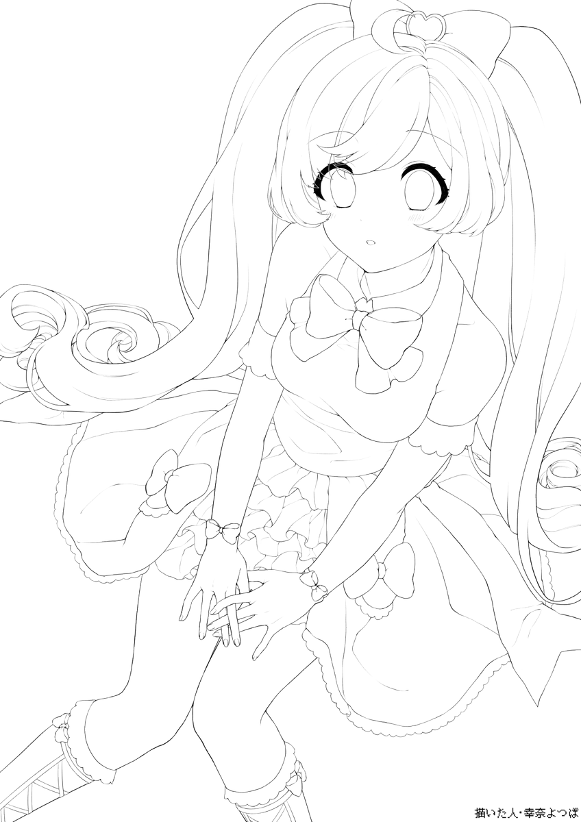 私もぬり絵載せるので気軽に塗ってくれると嬉しい🖌️ 