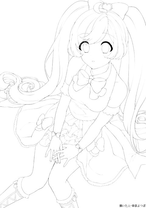 私もぬり絵載せるので気軽に塗ってくれると嬉しい🖌️ 