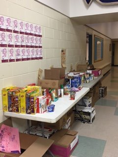 SS_SCurriculum's tweet photo. Thank you, South School for your food donations thus far!  This is the LAST week to collect. Donations due by WEDNESDAY! Food pick up is FRIDAY! 4th grade KEY has been busy sorting and boxing! #HawksCare https://t.co/PBARYUWbkp
