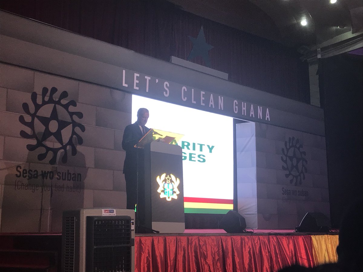 ‘A clean and healthy environment has a clear economic impact..... we will all benefit from a cleaner Ghana’
- Ambassador Ron Strikker 
#NLinGhana #sesawosuban #keepGhanaclean