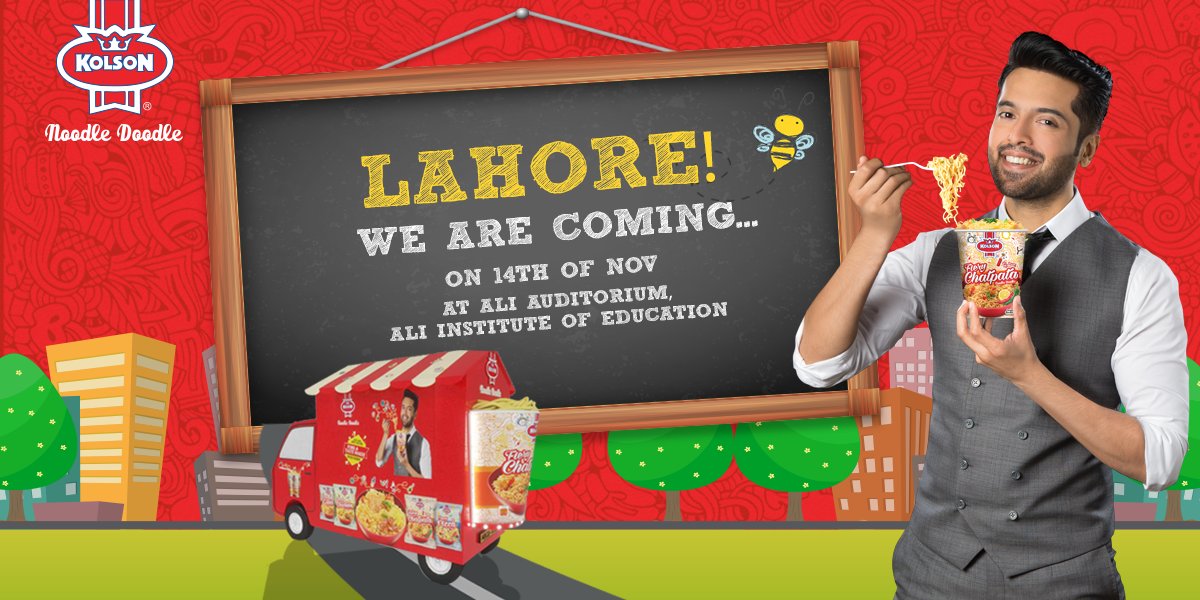 KolsonNoodle's tweet photo. All the Lahories out there! We are coming to your city... #DawnSpellingBee2017 #KolsonNoodleDoodle #Lahore #Competition https://t.co/PvcxG3ahrn