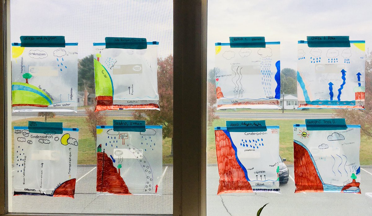 HMS_JDowning's tweet photo. Water Cycle Models on display today in 234 on this #HMSMonday 💦🌧 #Science #Water #DevelopAModel https://t.co/vbVsEgO2AM
