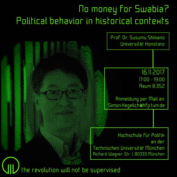 SimonHegelich's tweet image. Am Donnerstag geht das #PoliticalDataScience Kolloquium weiter mit dem fantastischen @SusumuShikano. Anmeldung erforderlich! #BadenSchwabenGap @HfPMuenchen @TU_Muenchen @unikonstanz