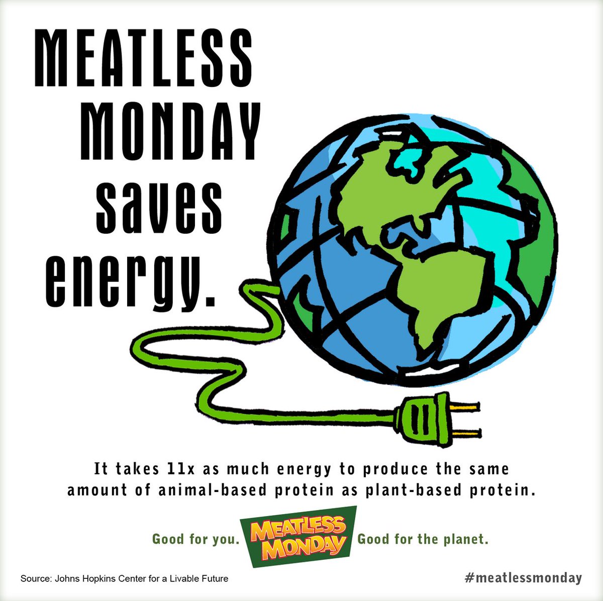 FIUGoGreen's tweet photo. Did you know? Save some energy today by going meatless!

Check out FIU's vegan and vegetarian meal options here:
https://t.co/Ho00mEyDjU https://t.co/i9fw3RjD1i