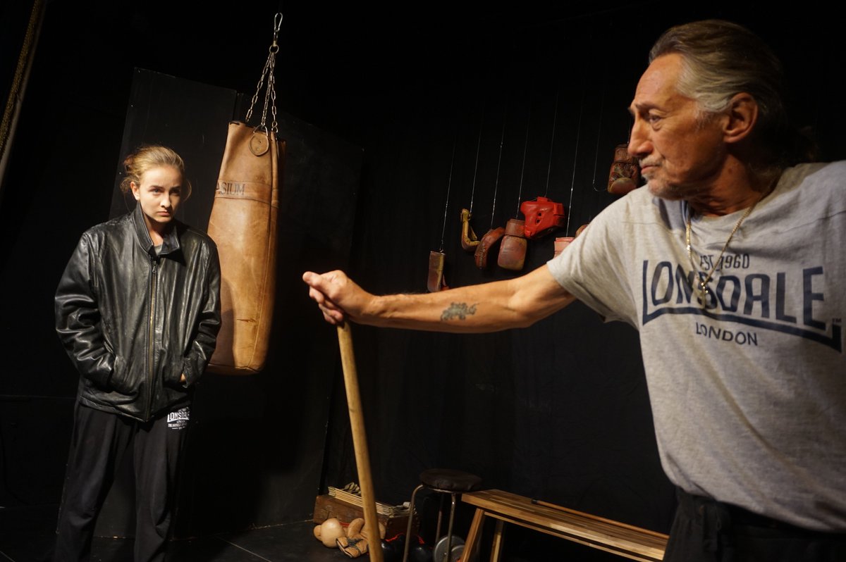 TaketheSpace's tweet photo. #WhiteFeatherBoxer is about imparting wisdom, finding courage, understand bravery and what's worth fighting for https://t.co/UgWECVa0z5 this Saturday @YorkTheatre pls RT @yorkshirepost @yorkpress @VisitYork https://t.co/vHed57HgTv